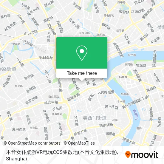 本音女仆桌游VR电玩COS集散地(本音文化集散地) map