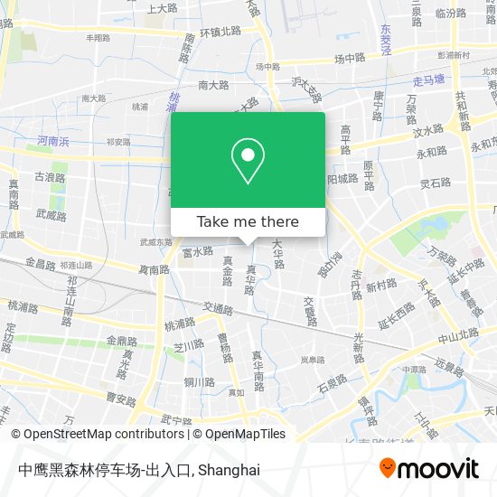 中鹰黑森林停车场-出入口 map