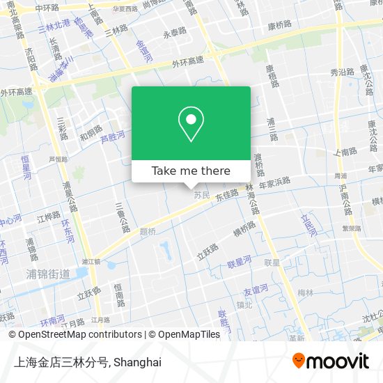 上海金店三林分号 map