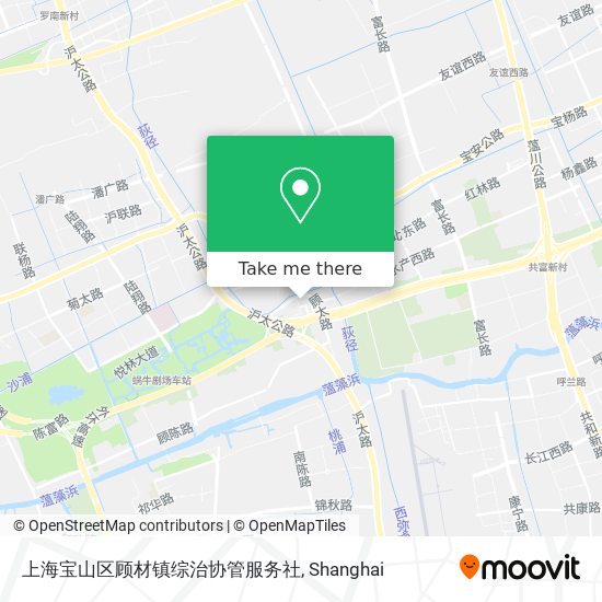 上海宝山区顾材镇综治协管服务社 map