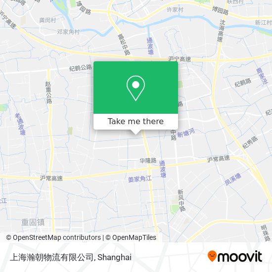 上海瀚朝物流有限公司 map