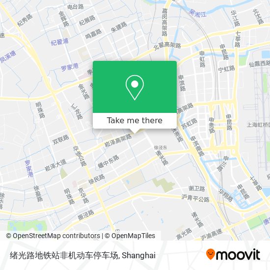 绪光路地铁站非机动车停车场 map