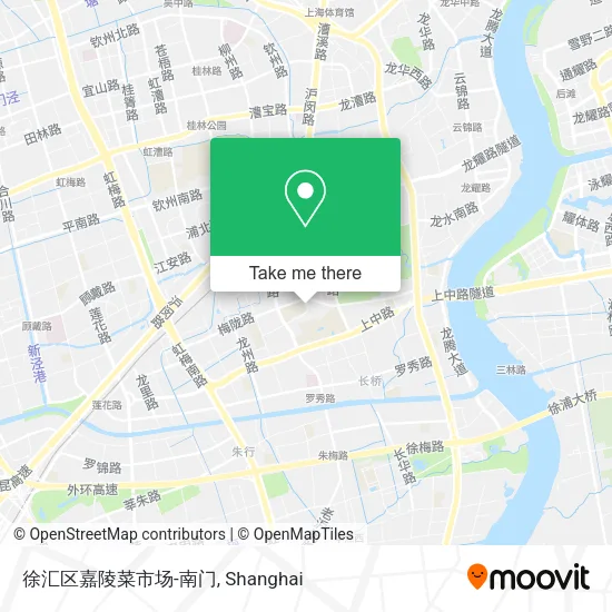 徐汇区嘉陵菜市场-南门 map