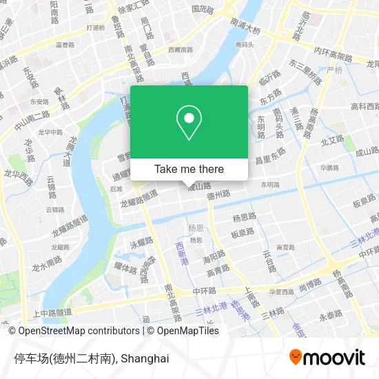 停车场(德州二村南) map