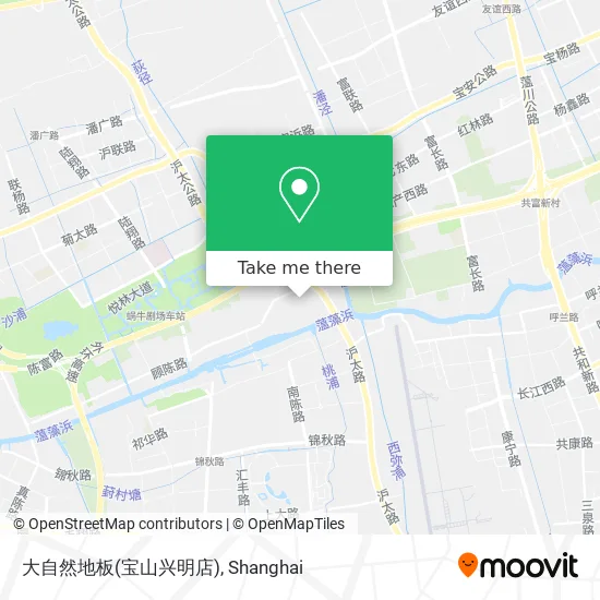 大自然地板(宝山兴明店) map