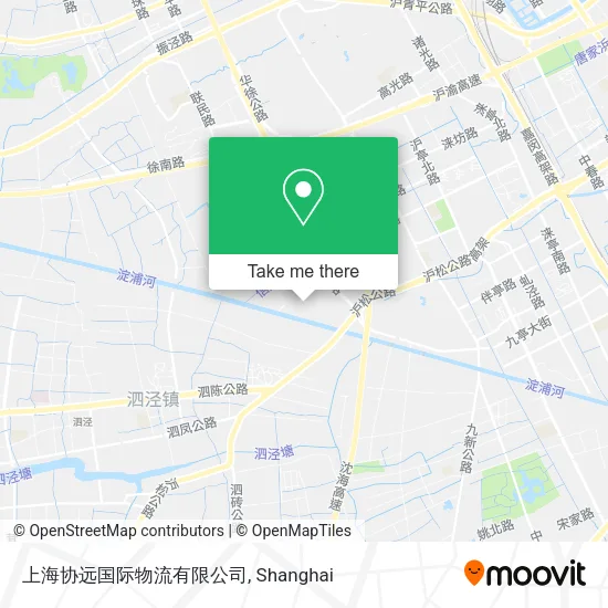 上海协远国际物流有限公司 map