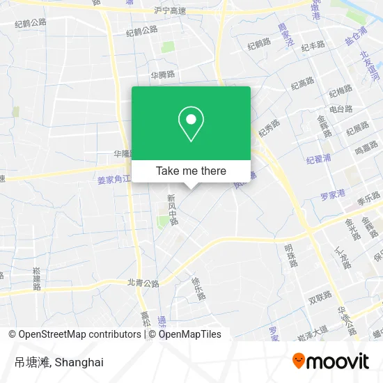 吊塘滩 map
