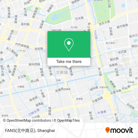FANS(北中路店) map