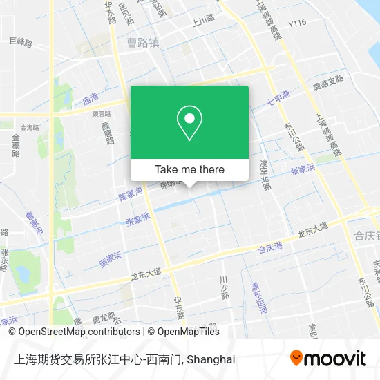 上海期货交易所张江中心-西南门 map
