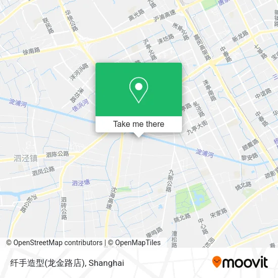 纤手造型(龙金路店) map