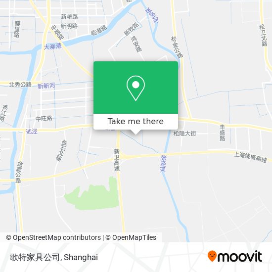 歌特家具公司 map