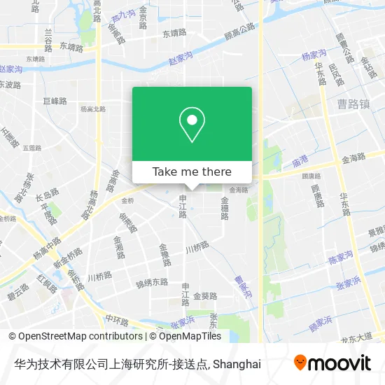 华为技术有限公司上海研究所-接送点 map