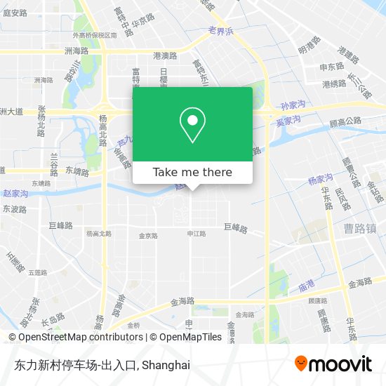 东力新村停车场-出入口 map