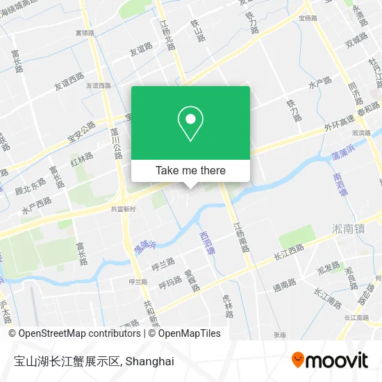 宝山湖长江蟹展示区 map