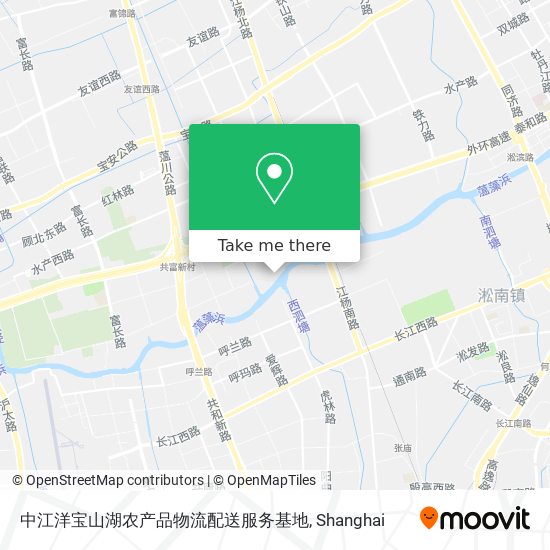 中江洋宝山湖农产品物流配送服务基地 map