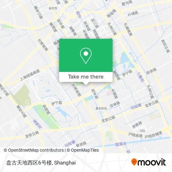 盘古天地西区6号楼 map