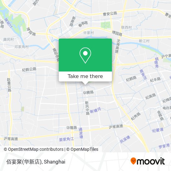 佰宴聚(华新店) map