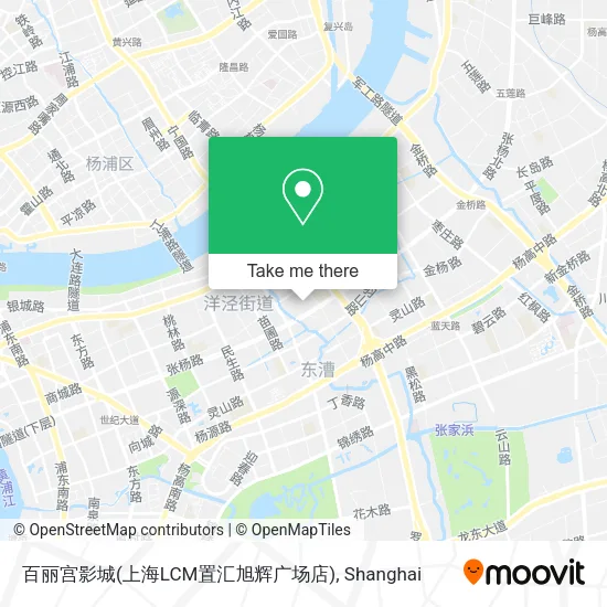 百丽宫影城(上海LCM置汇旭辉广场店) map