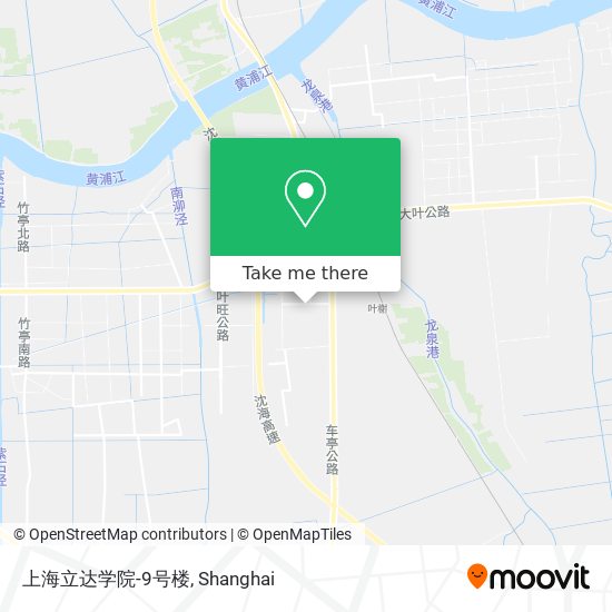 上海立达学院-9号楼 map