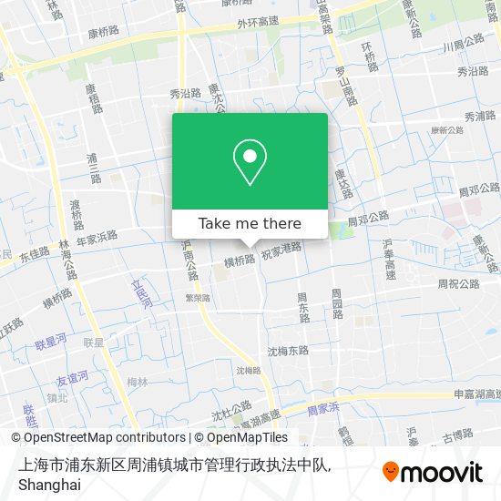 上海市浦东新区周浦镇城市管理行政执法中队 map