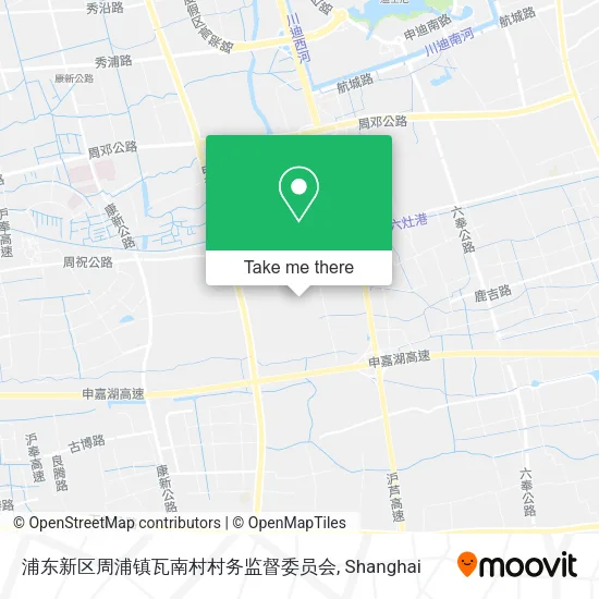 浦东新区周浦镇瓦南村村务监督委员会 map