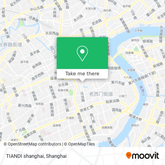 TIANDI shanghai map