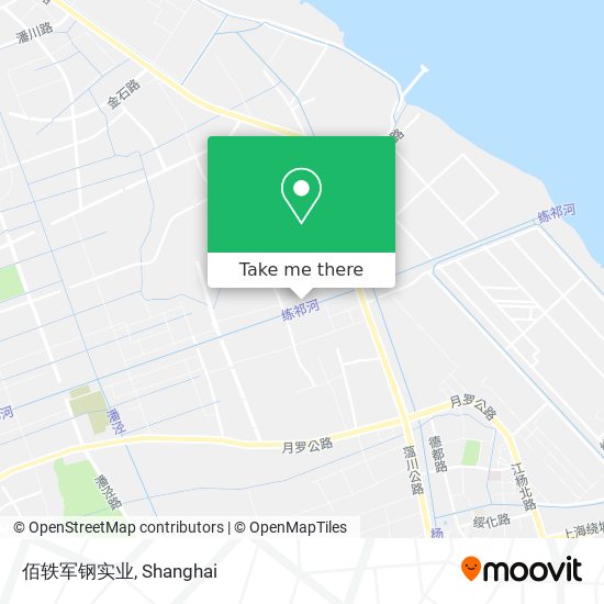 佰轶军钢实业 map