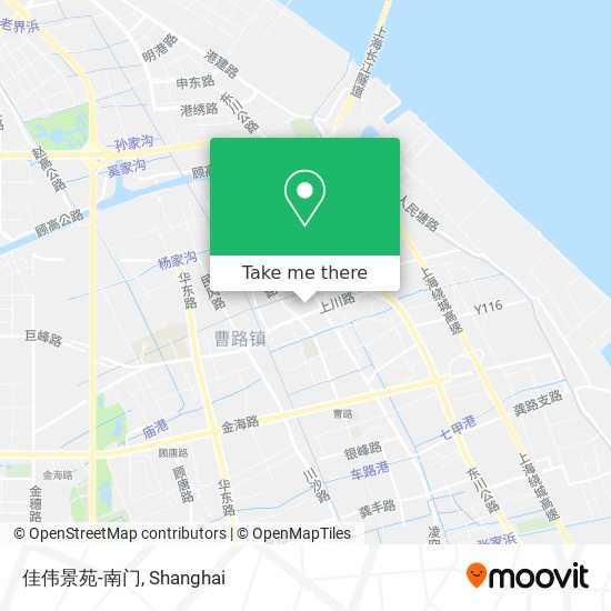 佳伟景苑-南门 map