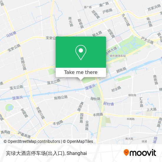 宾绿大酒店停车场(出入口) map