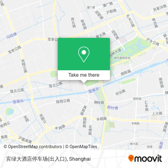 宾绿大酒店停车场(出入口) map