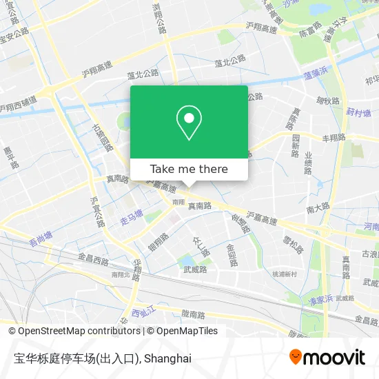 宝华栎庭停车场(出入口) map