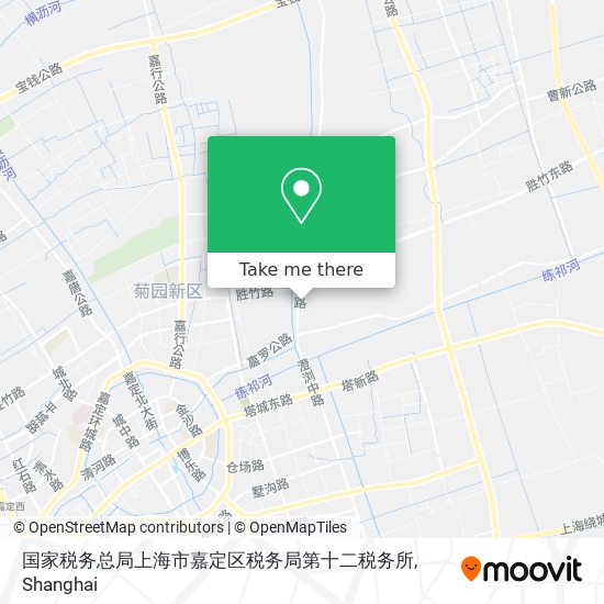 国家税务总局上海市嘉定区税务局第十二税务所 map