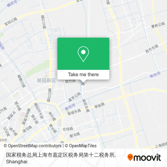 国家税务总局上海市嘉定区税务局第十二税务所 map