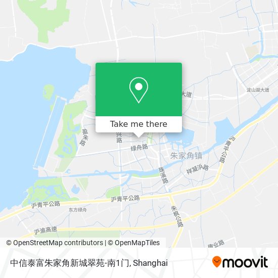 中信泰富朱家角新城翠苑-南1门 map