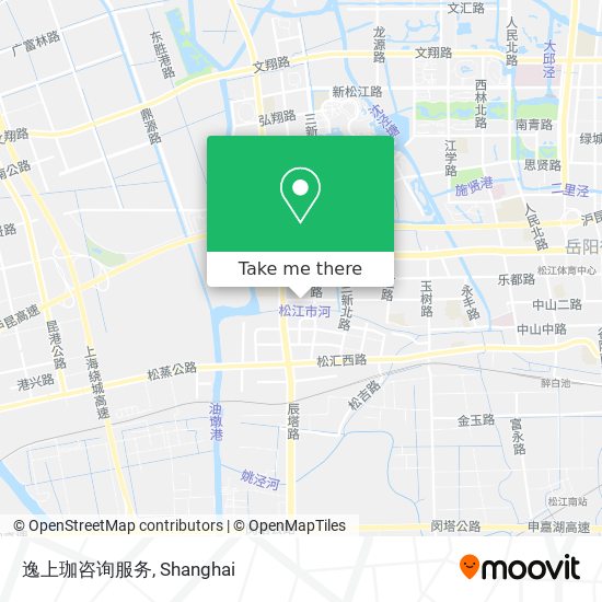 逸上珈咨询服务 map