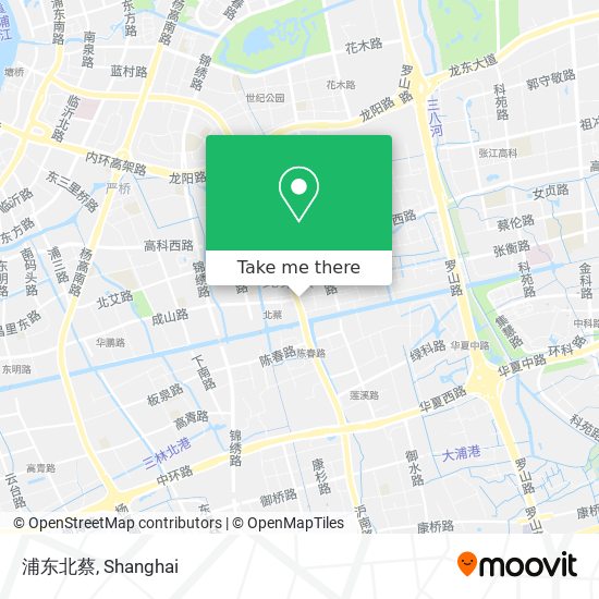 浦东北蔡 map