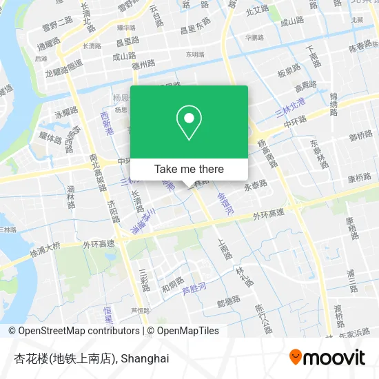 杏花楼(地铁上南店) map