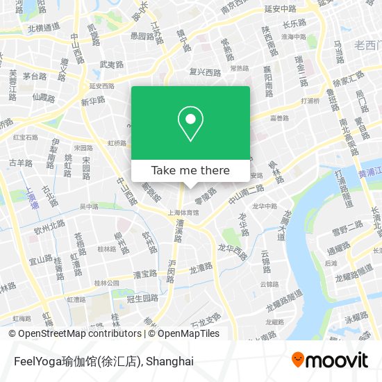 FeelYoga瑜伽馆(徐汇店) map