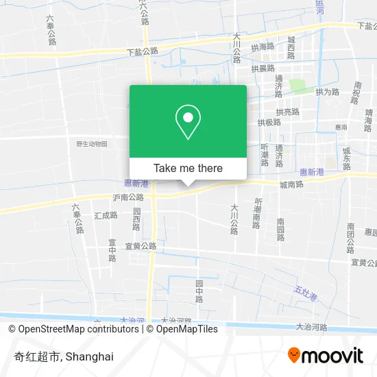 奇红超市 map