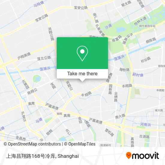 上海昌翔路168号冷库 map