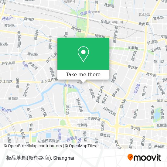 极品地锅(新郁路店) map