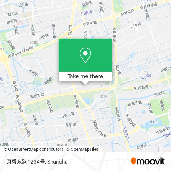 康桥东路1234号 map