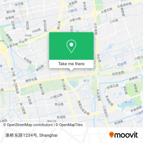 康桥东路1234号 map