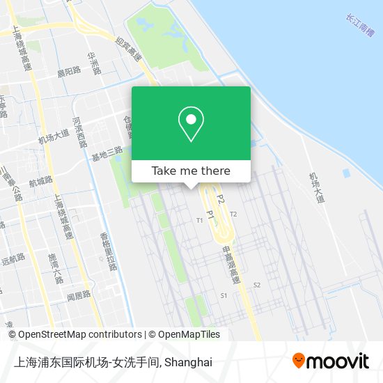 上海浦东国际机场-女洗手间 map