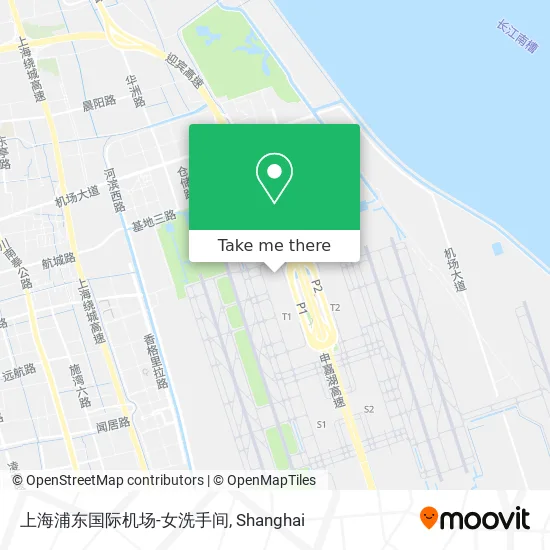 上海浦东国际机场-女洗手间 map