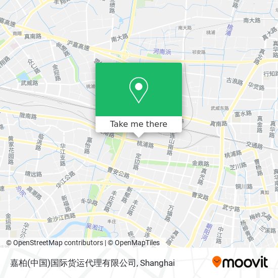嘉柏(中国)国际货运代理有限公司 map