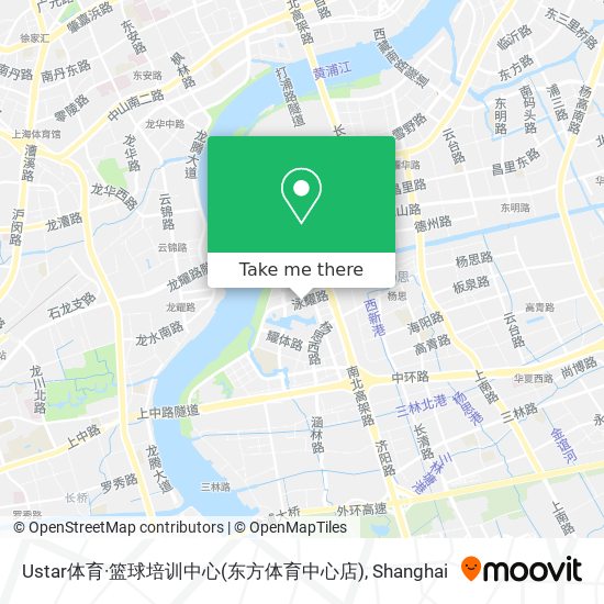 Ustar体育·篮球培训中心(东方体育中心店) map