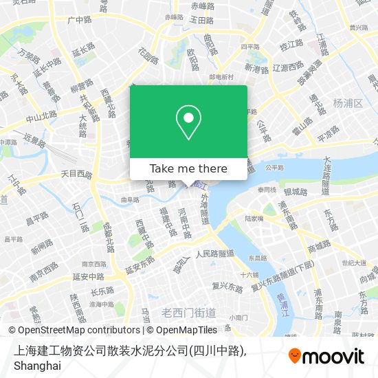 上海建工物资公司散装水泥分公司(四川中路) map