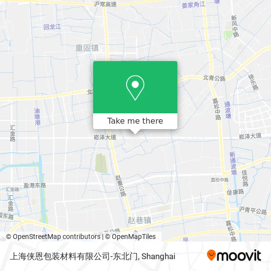 上海侠恩包装材料有限公司-东北门 map