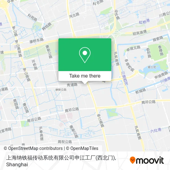上海纳铁福传动系统有限公司申江工厂(西北门) map